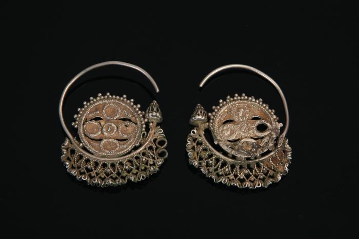 0463 khalka (ear-rings)Tashkent , nineteenth century